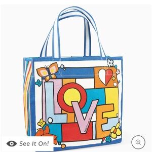 Brighton Multicolor LOVE Graphic Tote